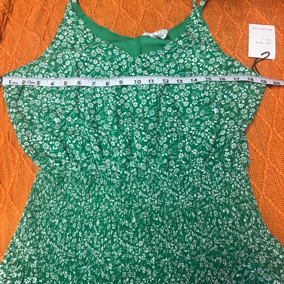 Japna Green Sleeveless Sundress Mini - Picture 3 of 7